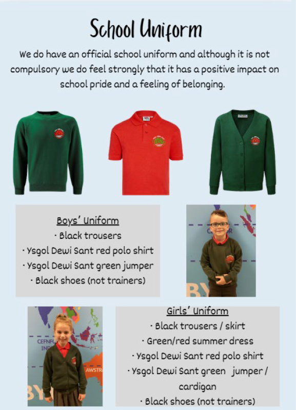 school uniform poster